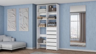 Стеллаж для одежды Мирта 39 BMS в рассрочку