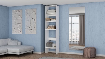 Стеллаж для одежды Мирта 29 BMS без задней стенки