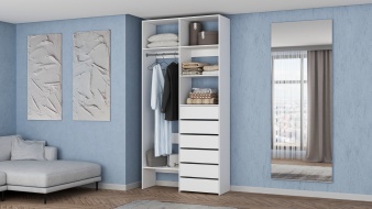 Стеллаж для одежды Мирта 38 BMS в рассрочку