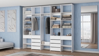 Стеллаж для одежды Мирта 71 BMS без задней стенки