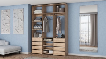 Стеллаж для одежды Мирта 97 BMS в рассрочку