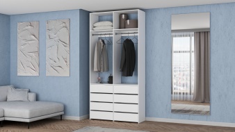 Стеллаж для одежды Мирта 44 BMS в рассрочку