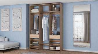 Стеллаж для одежды Мирта 91 BMS в рассрочку