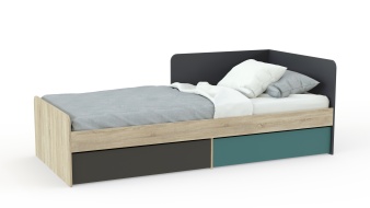 Кровать с 2-мя ящиками Jackie BMS