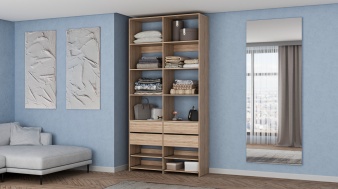 Стеллаж для одежды Мирта 85 BMS в рассрочку