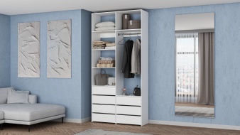 Стеллаж для одежды Мирта 41 BMS в рассрочку