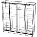 Схема сборки Шкаф-купе Светлана 17 BMS