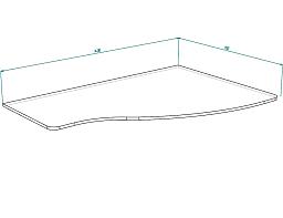 ЭСКИЗ Столешница  №000129471  (1400х16х950)