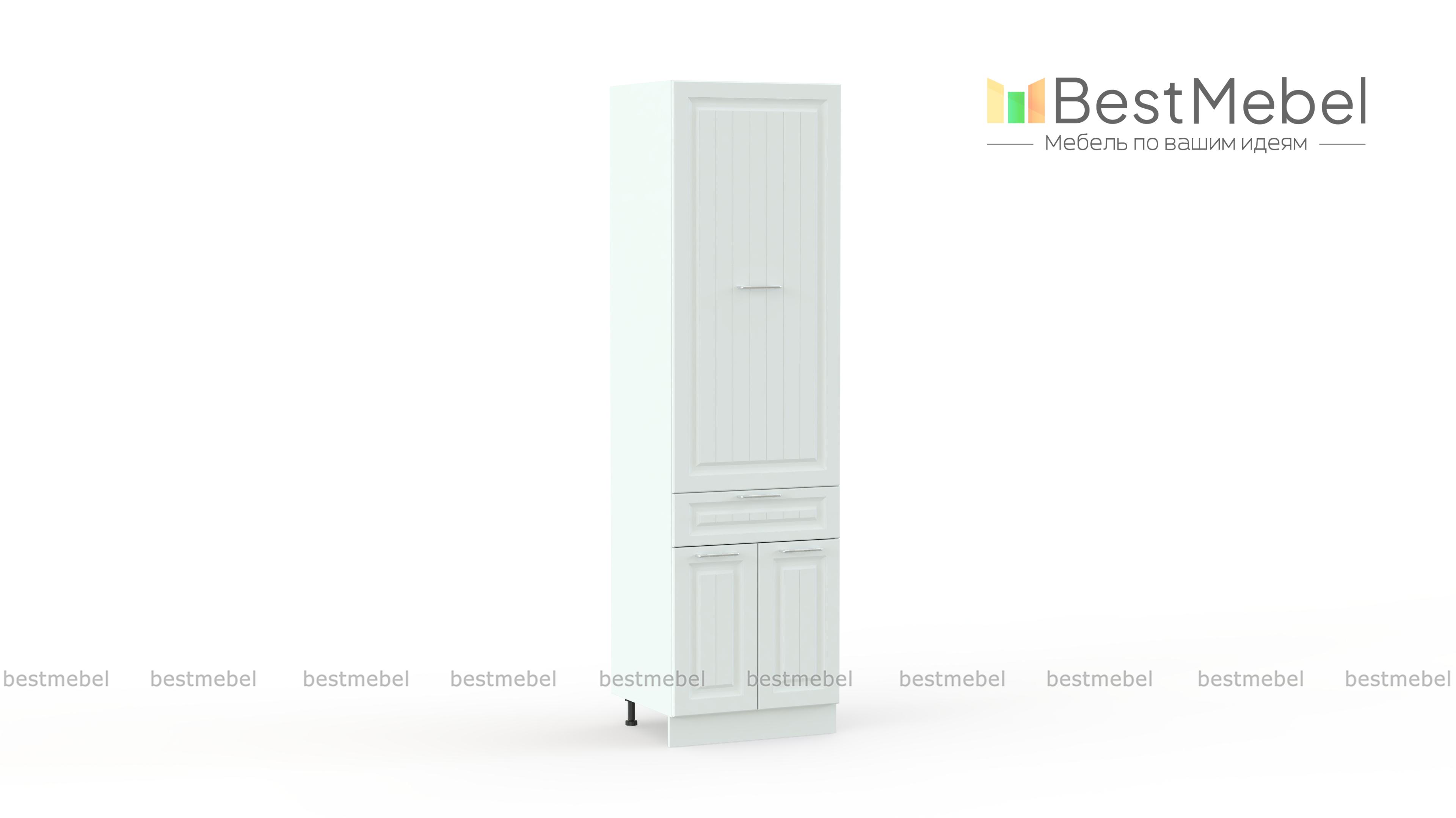 Шкаф пенал с дверцами и 1-м ящиком Европа 1 BMS - Фото