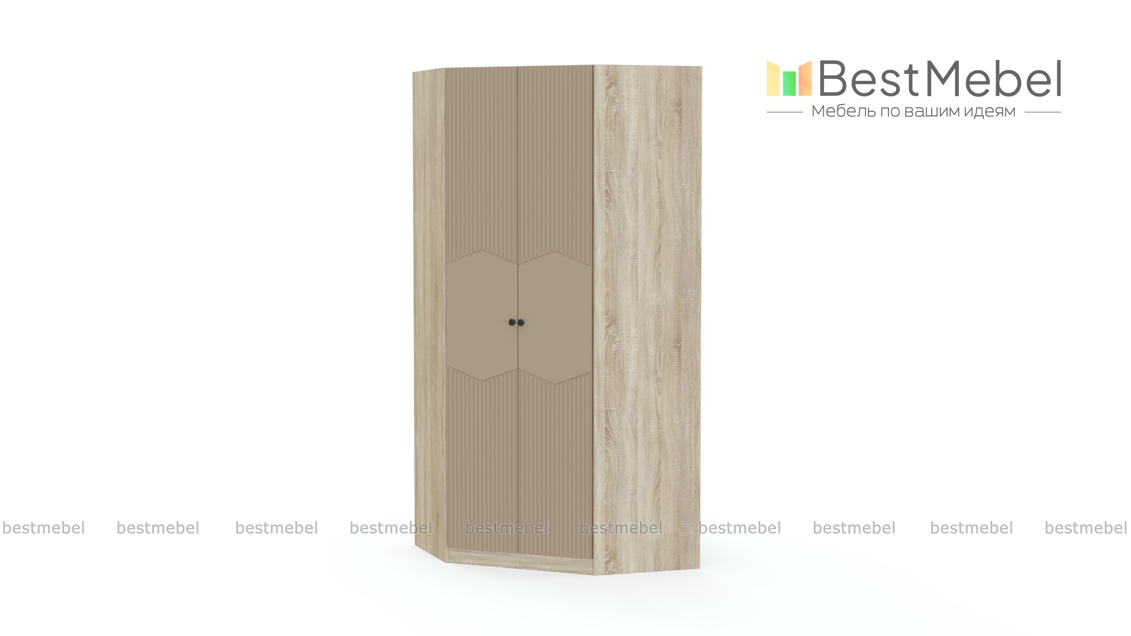 Шкаф угловой Клэр 2 BMS - Фото