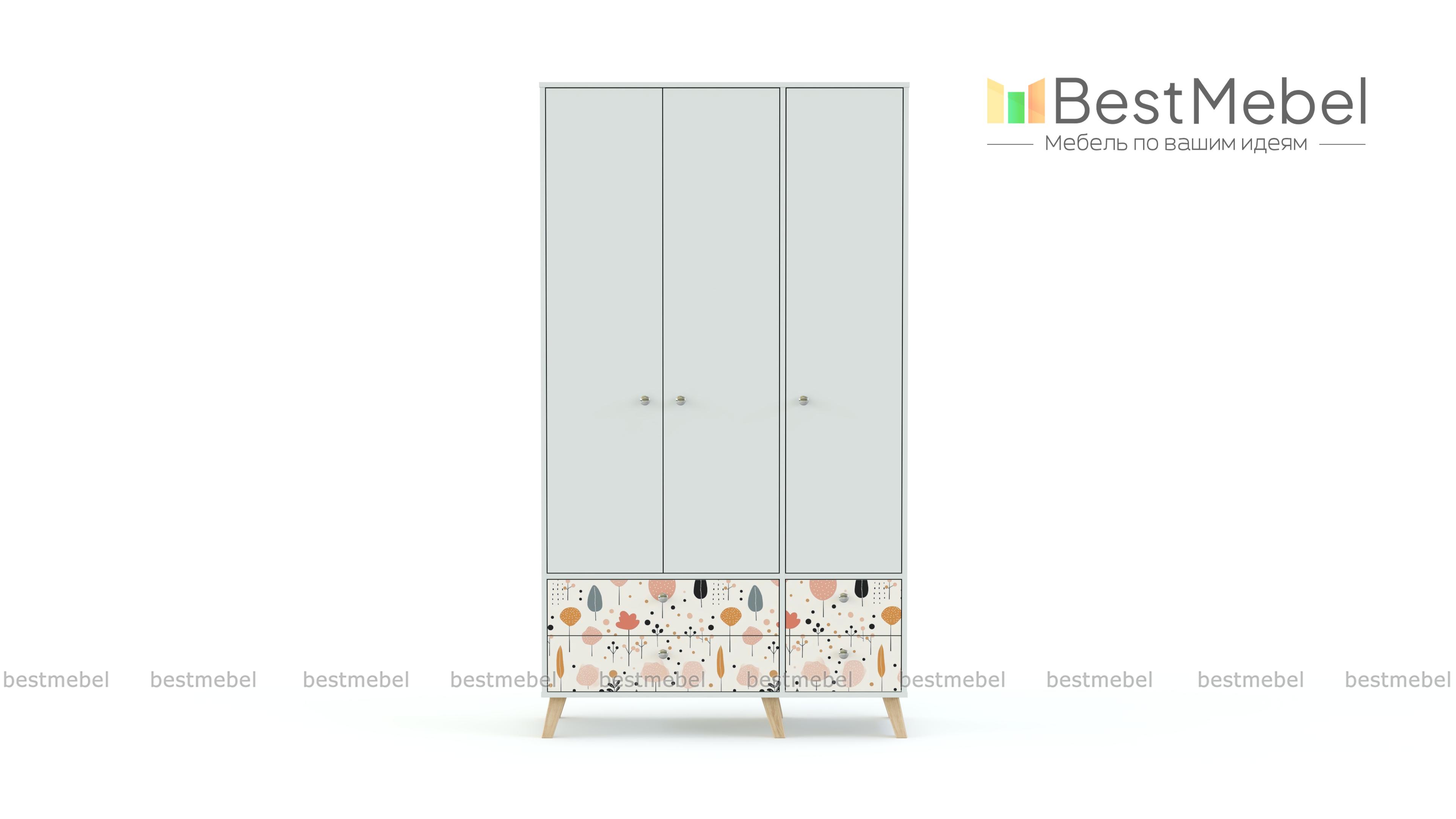 Шкаф распашной Эльза 5 BMS - Фото