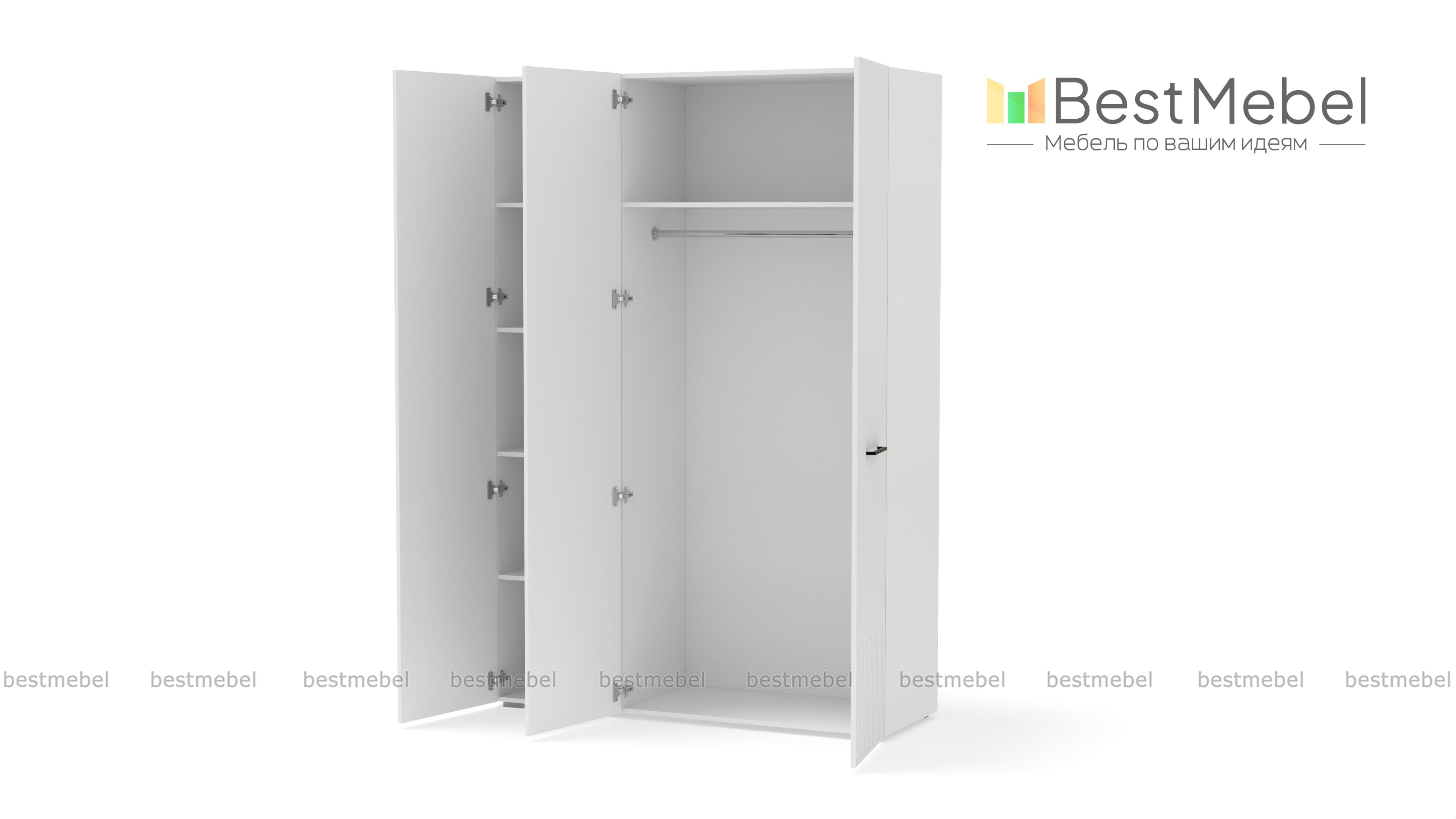 Шкаф распашной Декарт 3 BMS - Фото