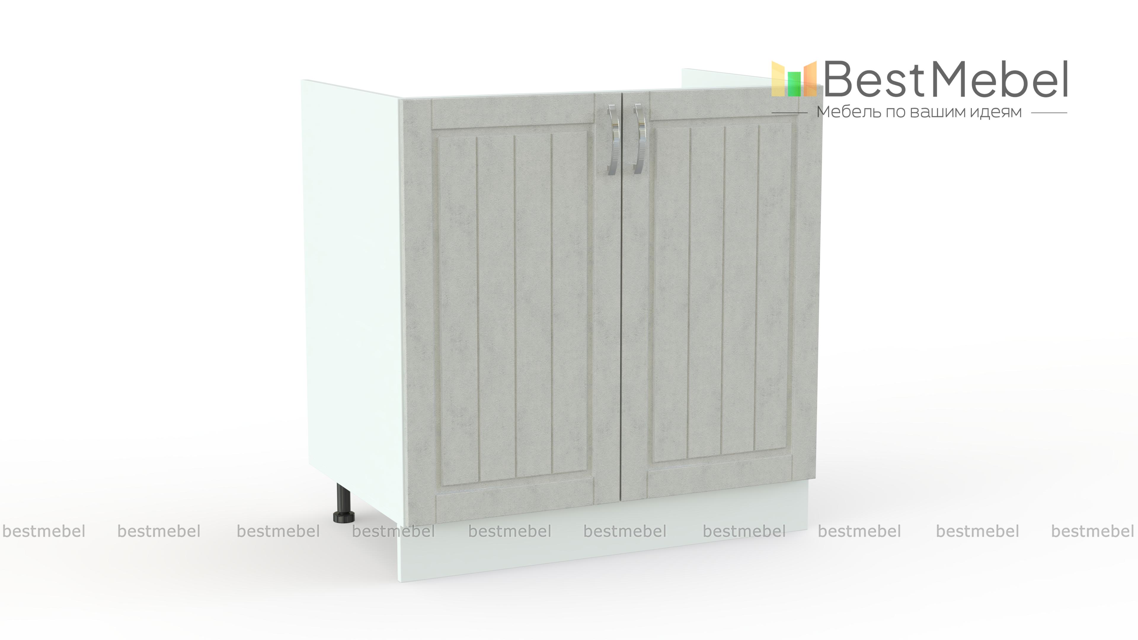 Шкаф нижний 2 двери Лондон мойка BMS - Фото