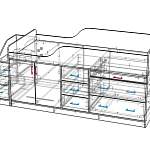 Схема сборки Детская кровать Тима М-104 BMS