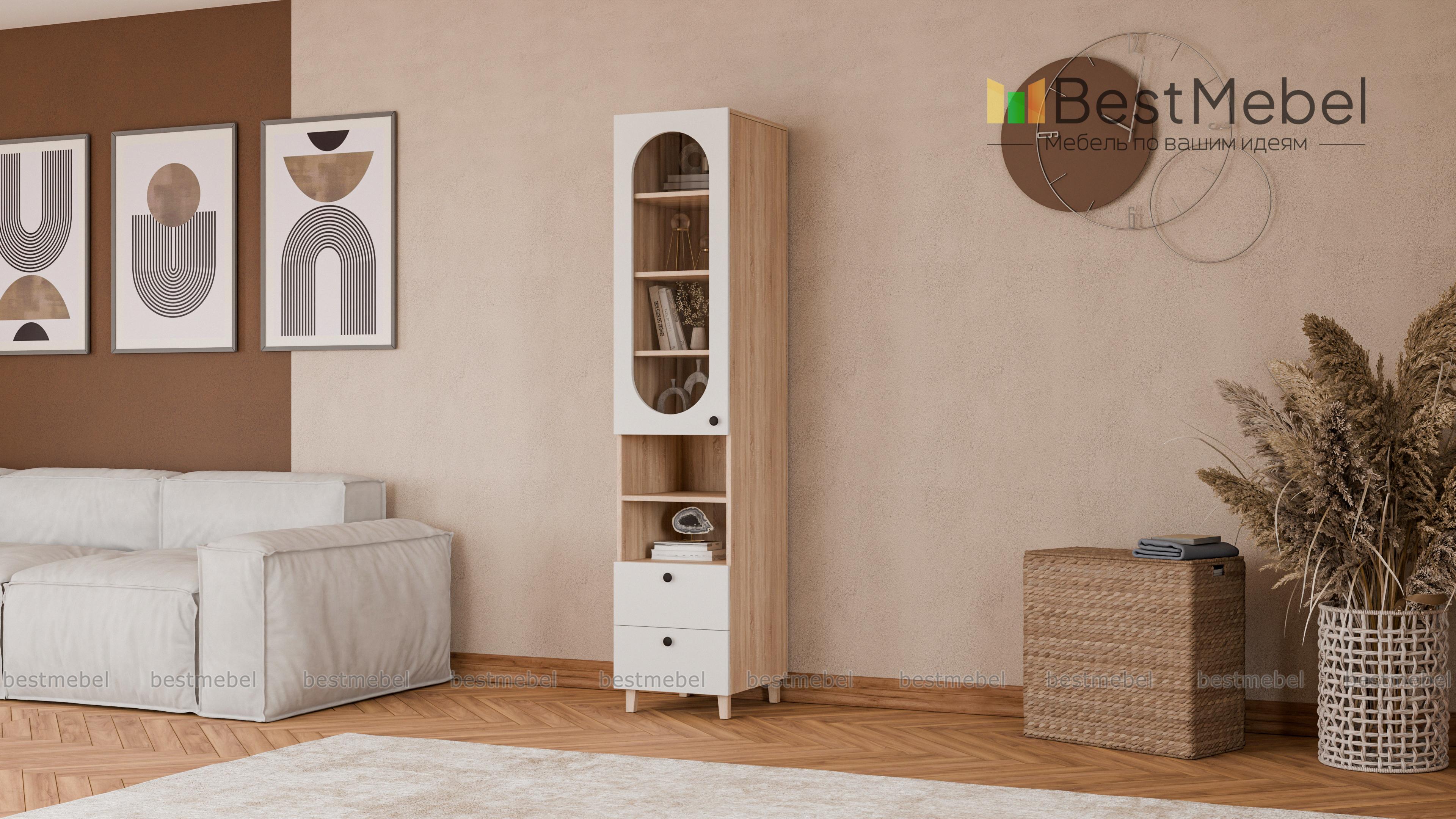 Шкаф-пенал Рене 3 BMS - Фото