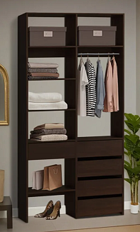 Гардеробная Руссо 2.1 (1100*2200*600) (1100х2200х600)