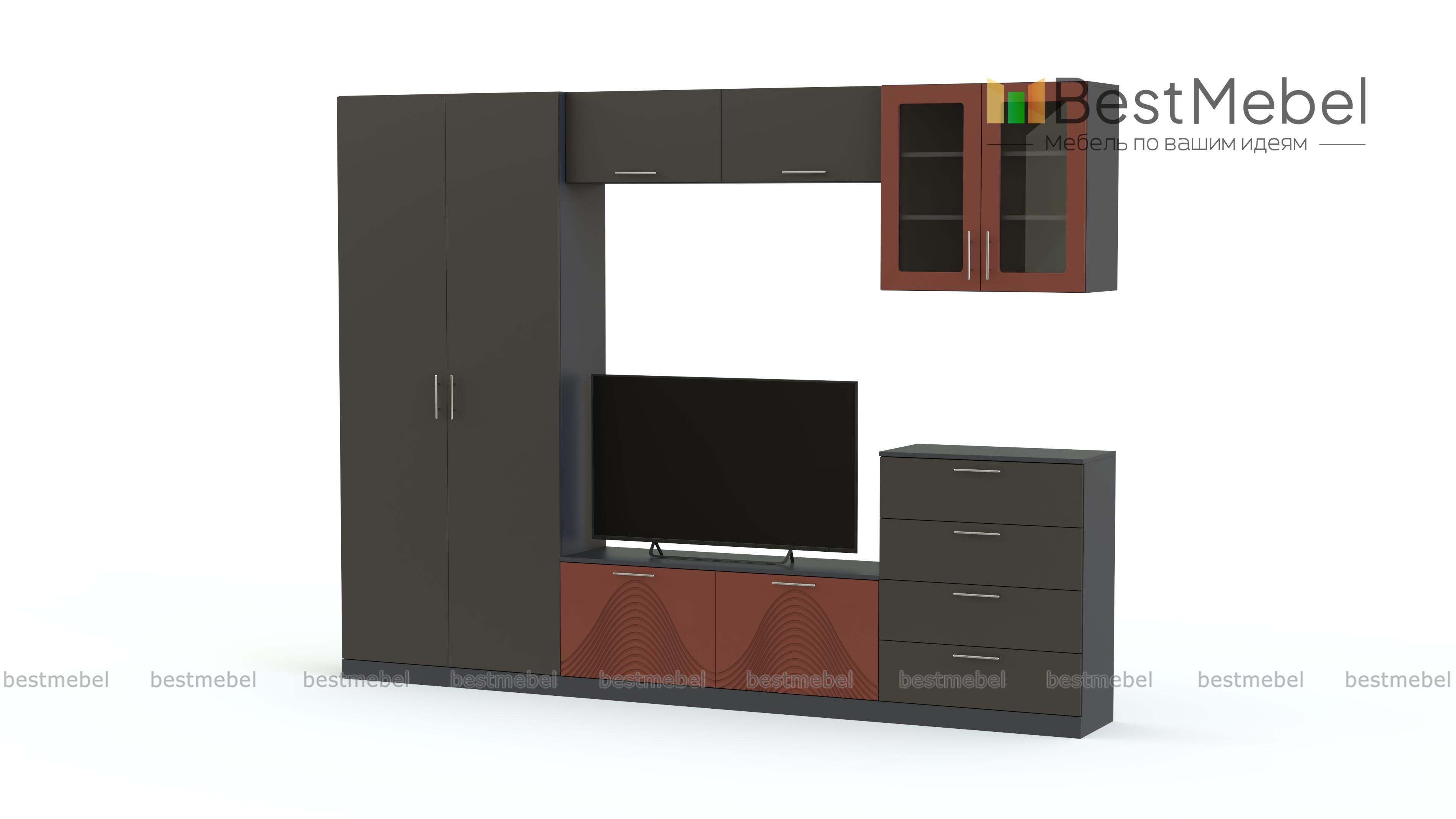 Стенка Вельвет 22 BMS - Фото