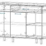 Схема сборки Комод с подсветкой Malvin H72 BMS