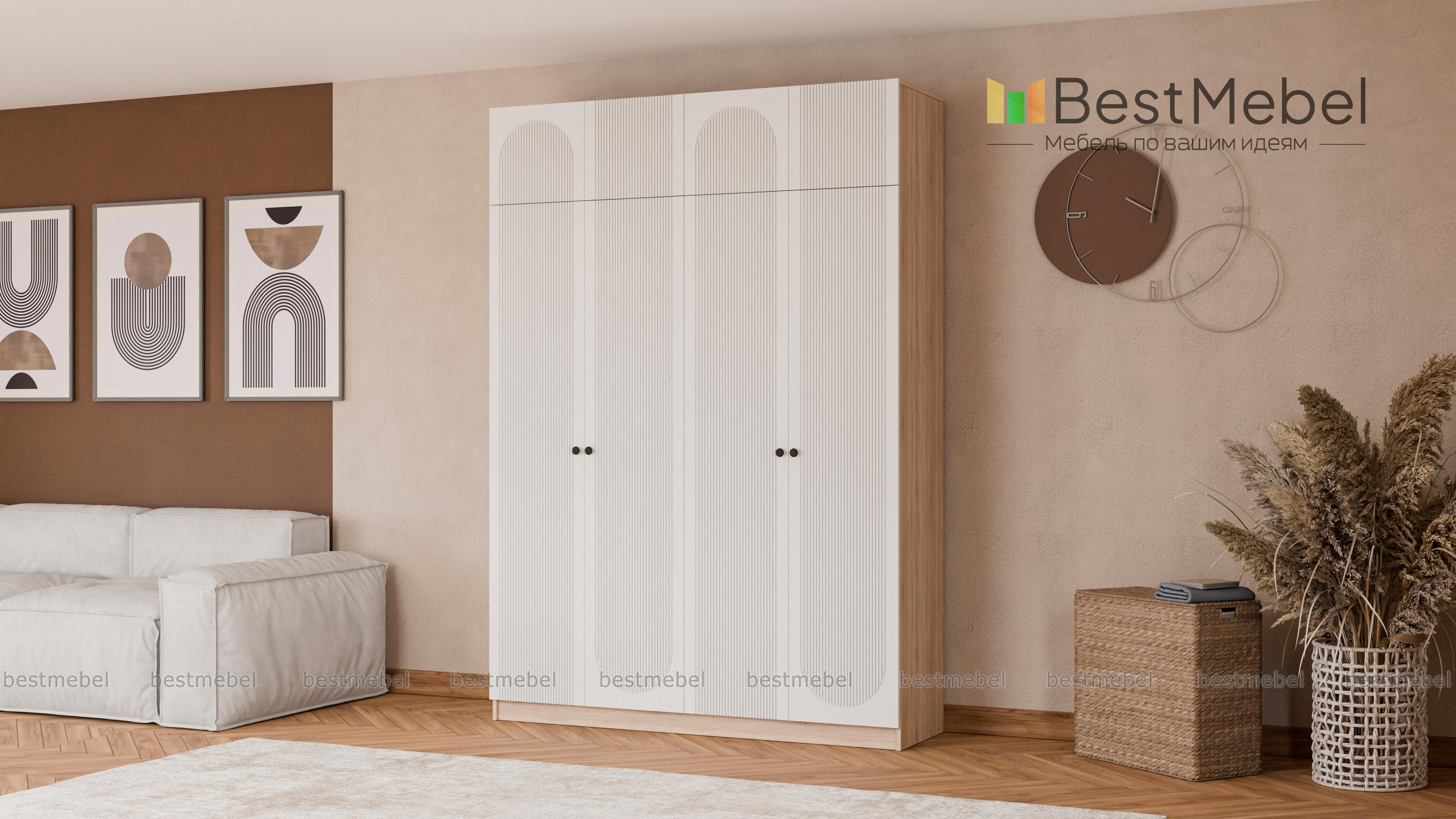 Шкаф распашной Рене 28 BMS - Фото