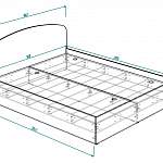 Чертеж Кровать Софино BMS