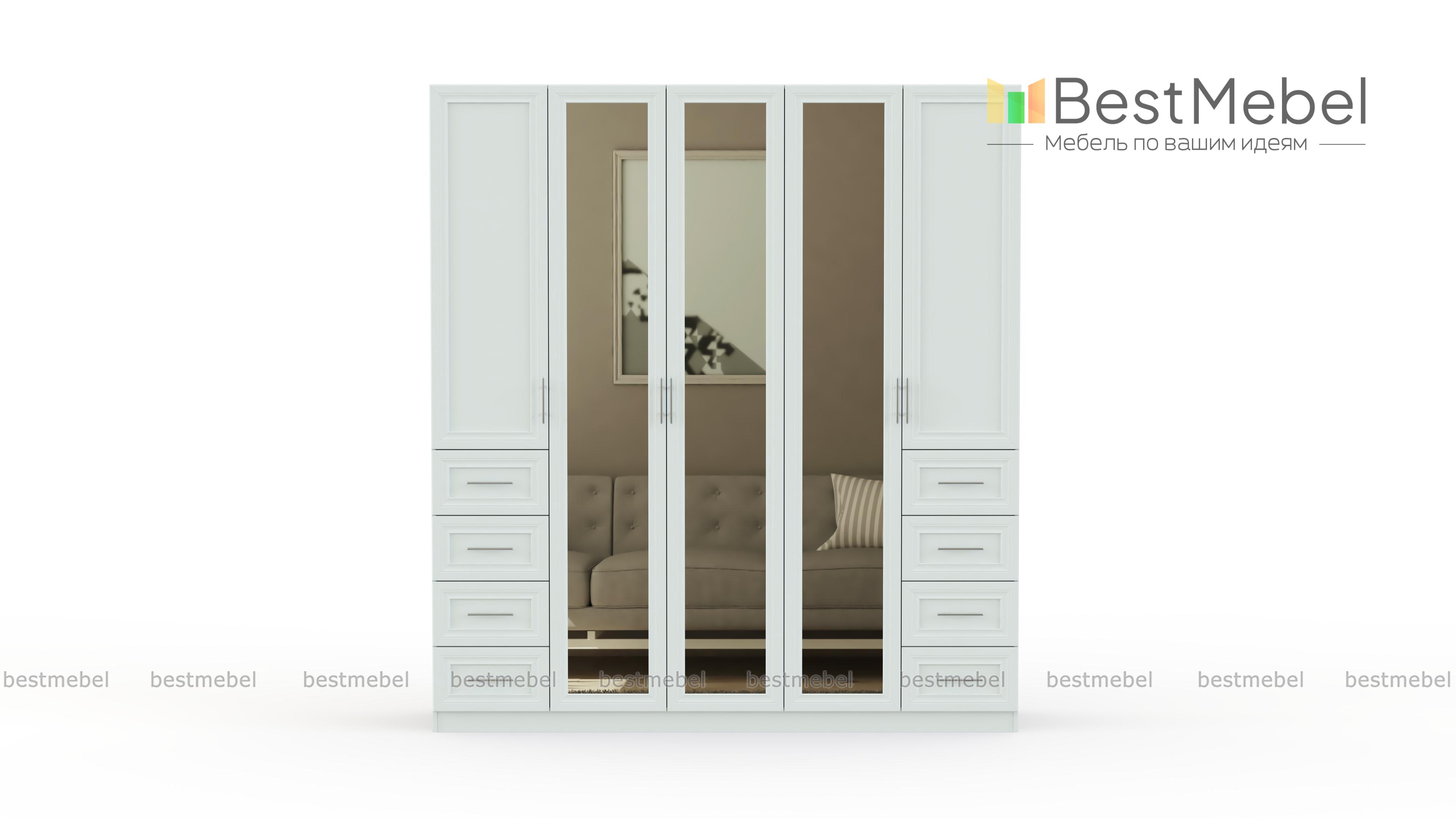 Распашной шкаф Крона 19 BMS - Фото